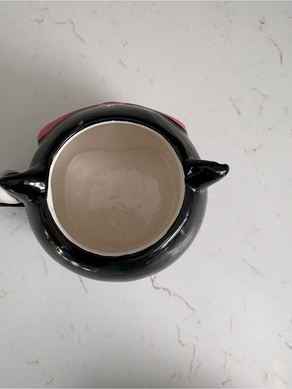 Adorable Cat Mug – Black, Pink & White